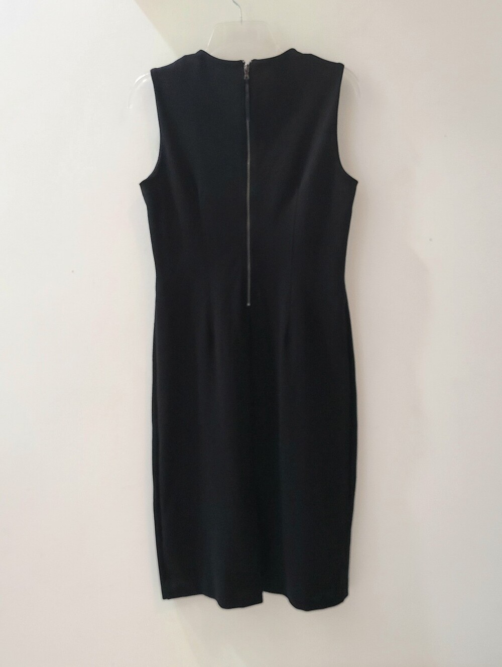 Spanx The Perfect Fitted Sleeveless Sheath Dress Classic Black Sz S - Picture 6 of 16